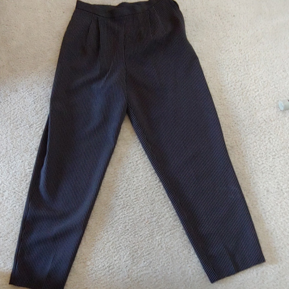 Lightweight pinstripe pants